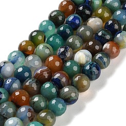 Naturelles feu crépitent agate perles brins&nbsp;G-M437-A01-01E