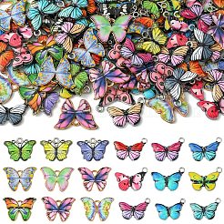 40pcs pendentifs en émail en alliage&nbsp;ENAM-YW0005-25A