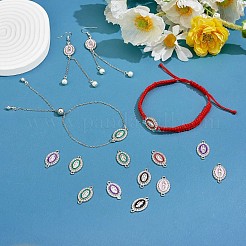 60 Stück Jungfrau Maria Charm-Verbindungsstück Unsere Dame Jungfrau Maria Link Emaille-Metall-Charme-Anhänger&nbsp;JX330A
