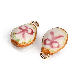 Porcelaine artisanale avec pendentifs en laiton&nbsp;PR-CBAB520-05B