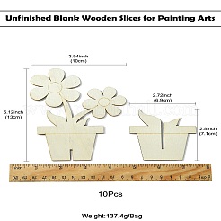 Rebanadas de madera en blanco sin terminar para pintar artes.&nbsp;WOOD-CJC0011-16C