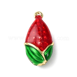 Pendentifs en laiton émaillé de maïs&nbsp;KK-C119-02A