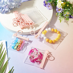 24 sachet refermable transparent en EVA avec anneaux&nbsp;ABAG-TA0002-25