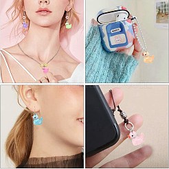 35 pièces 7 styles pendentifs en résine transparente lumineuse&nbsp;RESI-CJ0003-49