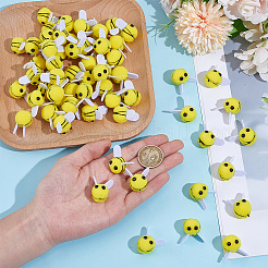 60 Stück Bienen-Pomponball aus Polyesterwolle&nbsp;DIY-CY0003-29