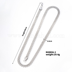 Colliers à chaîne en maille d'acier inoxydable 304 de 6 mm&nbsp;HJ0053-2
