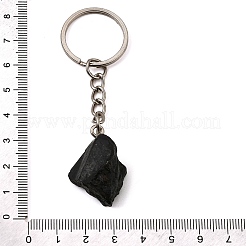 Keychian de turmalina negra natural&nbsp;GG-CBA0F0F-01