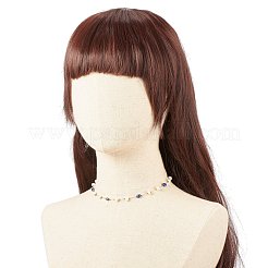 Natürliche Edelstein- und Perlenkette&nbsp;NJEW-JN03894