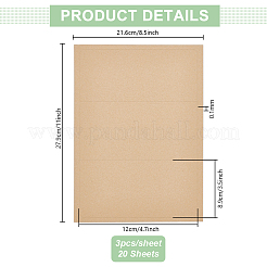 Blanko-Klebeetiketten für Wein&nbsp;DIY-WH0060-63B-02