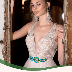1 Stück Blumen-Zubehör aus Legierung mit Strass-Ornament&nbsp;DIY-FG0008-03B
