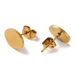 PVD-Vakuumbeschichtung 304 Edelstahl Ohrstecker&nbsp;EJEW-Z040-14G