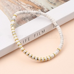Braccialetti di perline elastici naturali di howlite&nbsp;BJEW-JB05496-01