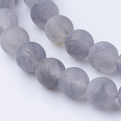 Natürlichen Quarzes wolkigen bead Stränge&nbsp;G-G735-81-8mm