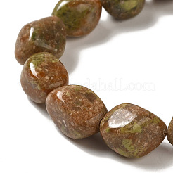 Natur Unakit Perlen Stränge&nbsp;G-B078-D25-04