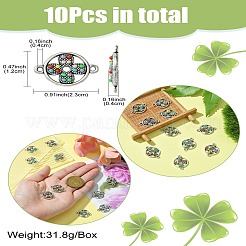 Fascini del connettore della lega di stile tibetano 10pcs&nbsp;FIND-CJ0011-51