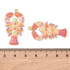 304 Edelstahl-Emaille-Anhänger&nbsp;STAS-Q119-16G-04