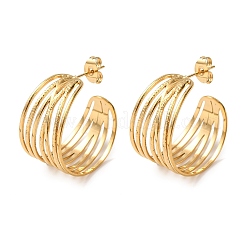 Orecchini a bottone in acciaio inossidabile 304 per donna&nbsp;EJEW-K302-10G