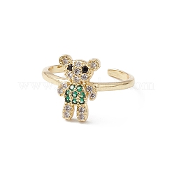 Anello polsino con zirconi cubici&nbsp;RJEW-M146-02