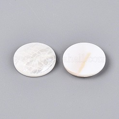 Natürliche weiße Muschel cabochons&nbsp;BSHE-T014-49