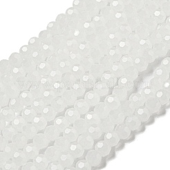 Supports de perles de verre imitation jade&nbsp;EGLA-A035-J4mm-D05