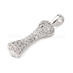 Pendentifs en laiton zircon cubique transparent&nbsp;KK-C249-05P