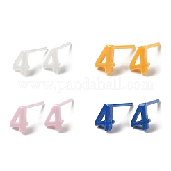 Boucles d'oreilles en céramique de zircone biocéramique hypoallergénique&nbsp;EJEW-C065-03E