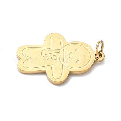 Pendentifs en acier inoxydable 304 sur le thème de Noël&nbsp;LS-STAS-Z164-02G-02