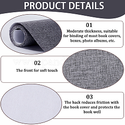DIY-Leinenimitat&nbsp;SENE-WH0003-37A-29