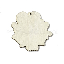 Vatertag Single Face gedruckt große Anhänger aus Espenholz&nbsp;WOOD-G014-31