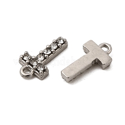Buchstabe 304 Edelstahl Strass Charms&nbsp;STAS-H240-24T-P