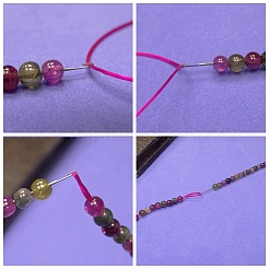 Aiguilles à perles en acier avec crochet pour fileuse à perles&nbsp;X-TOOL-C009-01B-01
