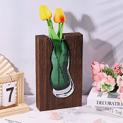 Ornements de vases en bois et en verre&nbsp;AJEW-WH0481-728