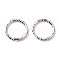 Anneaux ouverts en acier inoxydable 304 anti-ternissement&nbsp;STAS-C040-01D-P
