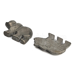 Pendentifs sculptés en pyrite dorée naturelle&nbsp;GG-CBA3958-02D