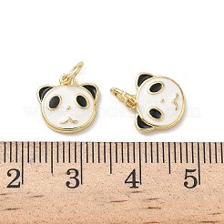 Colgantes de esmalte de latón&nbsp;KK-B155-07G