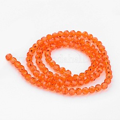Chapelets de perles en verre transparent&nbsp;LS-GLAA-G013-4mm-70