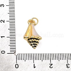 Messing Emaille-Anhänger&nbsp;KK-CBA3297-04A-G02