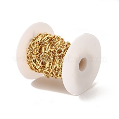 Anello in ottone placcato cremagliera e catene a maglie ovali e infinite&nbsp;CHC-I040-09G