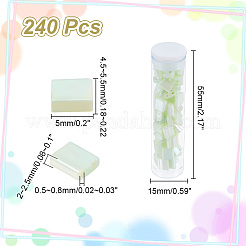 210~240pcs perles de rocaille en verre&nbsp;SEED-NB0002-08G