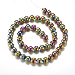 Electroplate magnetico ematite sintetico fili di perline&nbsp;G-A165A-8mm-01