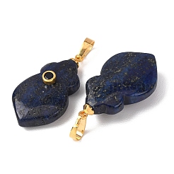 Gefärbt natürliche Lapislazuli Anhänger&nbsp;G-P628-05G-03