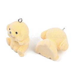 Pendentifs en résine floquée&nbsp;FIND-A052-06C
