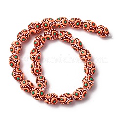 Perles de verre émaillé&nbsp;GLAA-C038-01