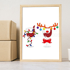 Weihnachtsthema Kohlenstoffstahl Stanzformen Schablonen&nbsp;DIY-WH0309-1182