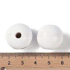 Perles européennes en bois imprimé thèmes animaux&nbsp;WOOD-M013-01D