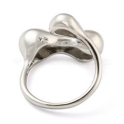 Messing-Fingerring&nbsp;RJEW-C069-11P