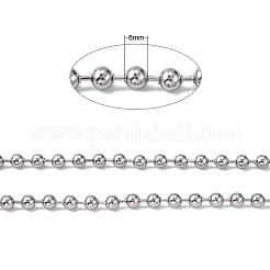 Chaînes à billes en acier inoxydable 304 de 3.28 pied&nbsp;X-CHS-A002B-6.0mm