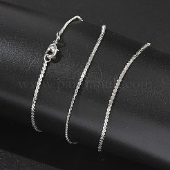1.5 mm dicke Serpentinenketten aus Messing mit Gestellbeschichtung für Damen und Herren&nbsp;MAK-L044-12P
