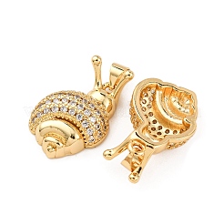 Colgante micropavé cubic zirconia de latón&nbsp;KK-K408-23G-01
