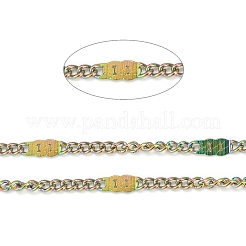 Placcatura ionica (ip) catene figaro in acciaio inossidabile 304&nbsp;CHS-N002-03MC